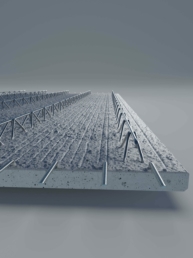 Elememntdecke aus Stahlbeton, Filligrandecke